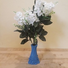 dekorativ Kieselsteine vaze Blumen Dekor 3d print model - Mito3D
