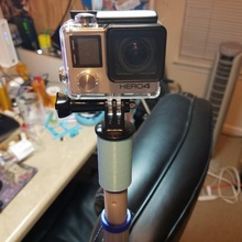 Farbe Pole Kamera montieren gopro 3d print model - Mito3D