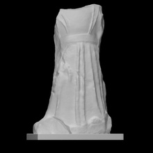 torse femelle statue analyse ancien robe sculpture femme 3d print model - Mito3D