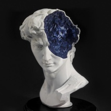 david's mind david sculpture michelangelo scan geode 3d print model - Mito3D