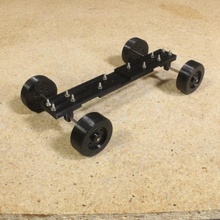 1 24 25 escala ajustável mock up chassis rc modelo fenda carro corpos mini rádio controle zombar micro 3d print model - Mito3D