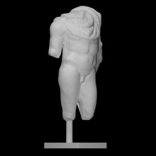 romano mármore tronco meleager Varredura escultura masculino nu 3d print model - Mito3D