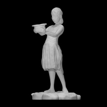 lady henry somerset memorial scan figure sculpture woman fountain youth 3d print model - Mito3D