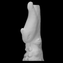 Tabelle Delfin Scan Dekoration Skulptur Marmor 3d print model - Mito3D