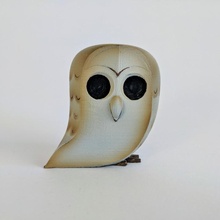 abstract owl animals bird cute figurines models toys 3d print model - Mito3D