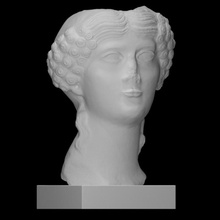 cabeça Agripina velho Varredura antigo escultura mulher mármore 3d print model - Mito3D