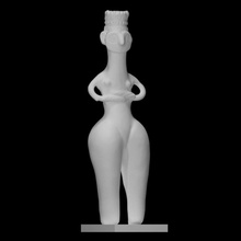 Terrakotta Göttin Scan uralt Skulptur Statue Anbetung 3d print model - Mito3D
