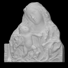 Virgen niño escanear 3d print model - Mito3D