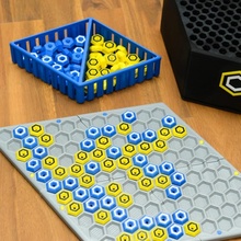 hex game box board games container fun strategy 3d print model - Mito3D