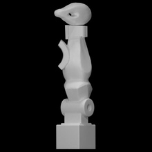 gazing sea feelings abstract sculpture scan 3d print model - Mito3D