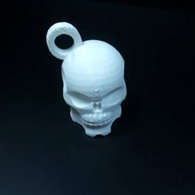 skull key chain fashion & accessories 3d print model - Mito3D