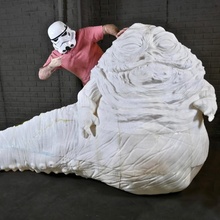 Jabba hutt küçük hayat boyut hayran Sanat Yıldız Savaşları sahne star savaşlar 3d print model - Mito3D