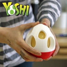 yoshi ovo shaker jardim nintendo bebê gadget cozinha brinquedo mario cozinhar luigi eggshaker omelete 3d print model - Mito3D
