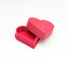kalp hatıra Kutu konteyner mücevher romantik takı sevgili 3d print model - Mito3D