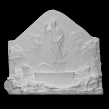 resurrection scan bible relief christ terracotta 3d print model - Mito3D
