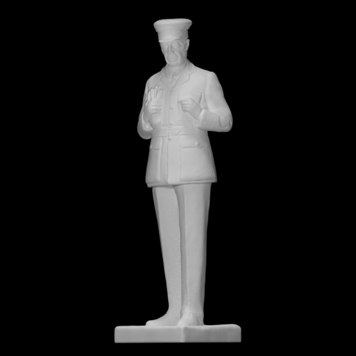 monumento hugh dote escanear escultura soldado guerra señor fuerza Aerea 3D print model - Mito3D