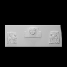 rilievi tombe scansione antico scultura tomba sfinge sollievo funerario 3d print model - Mito3D