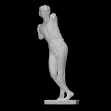 funerario spirito scansione figura scultura maschio nudo gioventù gesso 3d print model - Mito3D