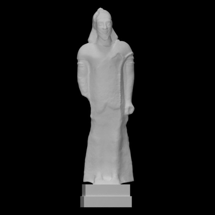 statue Masculin fervent analyse sculpture calcaire 3D print model - Mito3D
