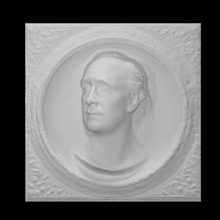 relief henry fawcett scan 3d print model - Mito3D