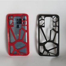Huawei compañero 10 Pro teléfono caso funda voronoi diseño ninjaflex carcasa telefono filamento flexible 10pro huaweimate10 voronoidesign 3d print model - Mito3D