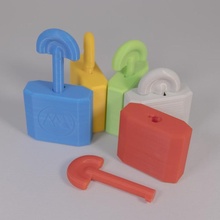 lockpick puzzle 01 print game lock pick toy place 3d print model - Mito3D