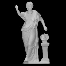 statue atropos scan goddess sculpture marble destiny myth scissors moirai shears 3d print model - Mito3D