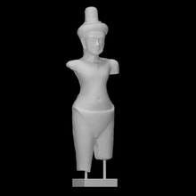 rishi hindu sage scan figure sculpture statue worship religion sandstone male hinduism 3d print model - Mito3D