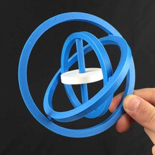 spinning gyroscope toys & games gadget gyro toy sphere disc 3d print model - Mito3D