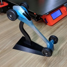 pinewood derby car stand display 3d print model - Mito3D