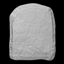 stela amun-re mut relief scan ancient god goddess sculpture worship limestone amun nebamun 3d print model - Mito3D