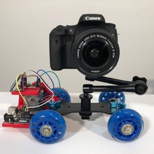 diy motorized remote controlled uno dsl dolly gadgets & electronics arduino dslr slider elegoo 3d print model - Mito3D