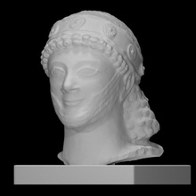 cabeza masculino escanear 3d print model - Mito3D