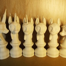 pony chess board games mlp fim 3d print model - Mito3D