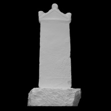 base funéraire stèle analyse ancien sculpture statue calcul tombeau 3d print model - Mito3D