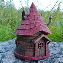 fairy hut tabletop building decoration garden house structure gnome roof tiles fairytale fey architechture fairyhut fairyhouse fairygarden 3d print model - Mito3D