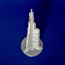 burj khalifa 3d modello architettura design lampada arredamento souvenir grattacielo 3d print model - Mito3D