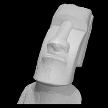 moai mo analyse Pâques géant Dieu tête homme mythologie sculpture statue calcul religion 3dprint 3dscan patrimoine culturel île lave 3d print model - Mito3D
