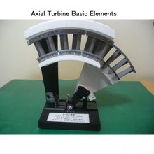 jet engine component axial turbine education aircraft turbofan air-cooled case-cooling 3d print model - Mito3D