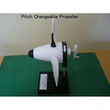 jet motor componente hélice educación aeronave cambio enlace tono turbohélice 4 blades 3d print model - Mito3D