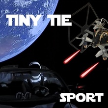 tiny tie - 3d printable indoor fpv fighter quadcopter toy blade drone quad star wars whoop inductrix racing micro racer 3d print model - Mito3D