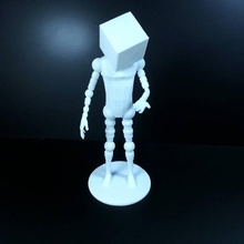 bio electrionic dati analizzando entità fan arte figura robot personalizzatore non artictulated 3d print model - Mito3D