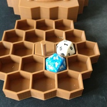 mtg zar Kutu büyü buluşmayı büyülemek d20 dicebox toplama 3d print model - Mito3D