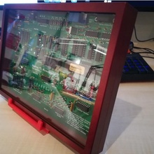 gigatron stand display gigagtron 3d print model - Mito3D