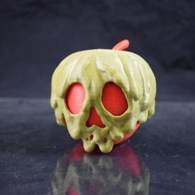 disney poison apple fan art halloween prop white snow cosplay prank topping toffee 3d print model - Mito3D