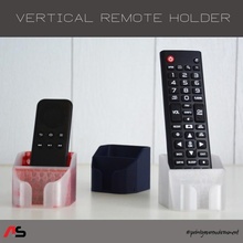 vertical remote stand & garden accessory functional storage tech tv decor organization 3d print model - Mito3D
