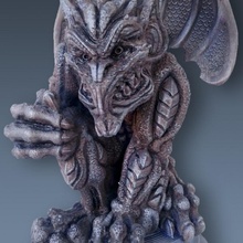 gargoyle toys & games creature gothic stone winged 3d print model - Mito3D