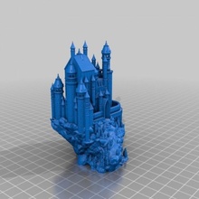 medieval castillo 3d impresión 3d print model - Mito3D
