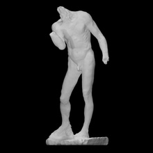 nude pierre wissant burgher calais study scan man sculpture statue plaster 3d print model - Mito3D