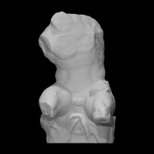 Mirador torso escanear antiguo escultura estatua yeso emitir Copiar 3d print model - Mito3D